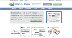 Desktop Screenshot of beamyourscreen.com