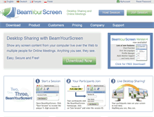 Tablet Screenshot of beamyourscreen.com